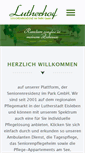 Mobile Screenshot of lutherhof.com